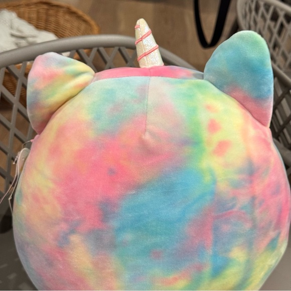 Squishmallows Cali 11” Cat Unicorn tie dyed Plushie - Picture 7 of 11